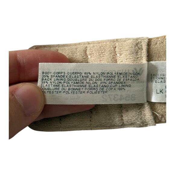 Wacoal 854372 Staying Power wire free strapless bra tan size 32C - Picture 6 of 7